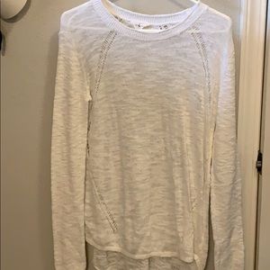 White Lou and Grey Sweater